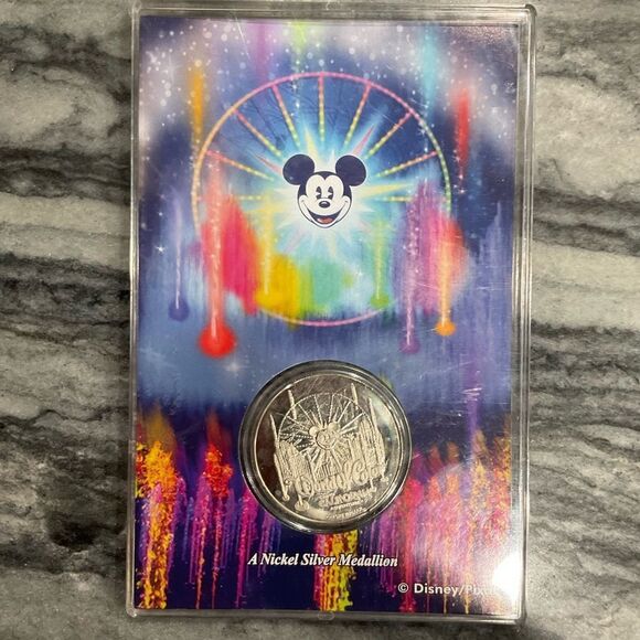 Disney California Adventure World of Color Nickel Silver Medallion - Picture 6 of 8